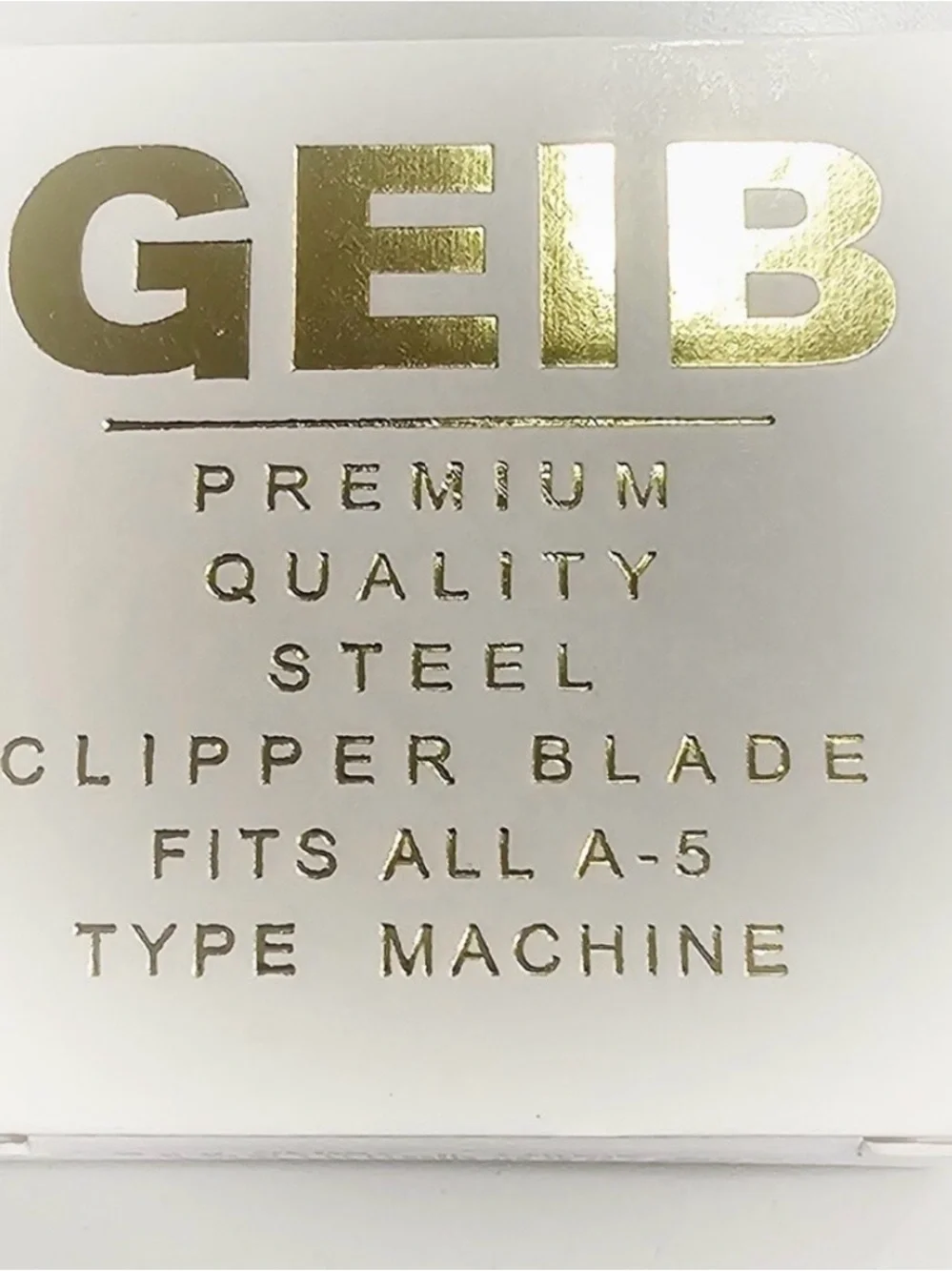 Geib Buttercut Stainless Steel Size # 4 Skiptooth Detachable Clipper Blade